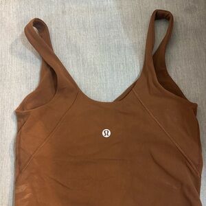 lululemon align tank - brown - size 4 (fits tight) - (tag not attached)